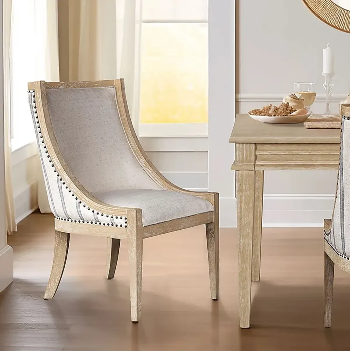 Kutscher Beige Arm Chair