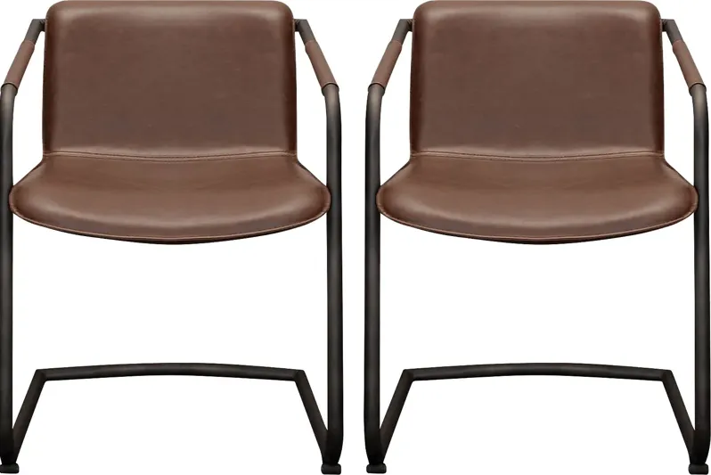 Smacot Brown Dining Chair, Set of 2