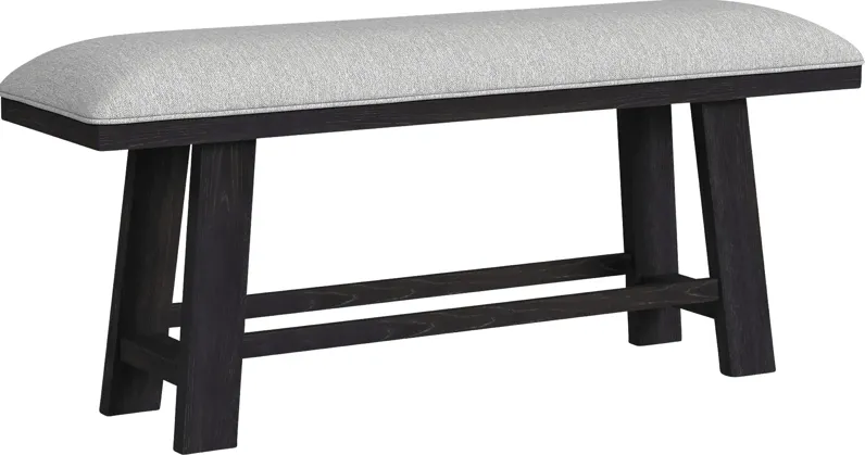 Varos Gray Counter Height Bench