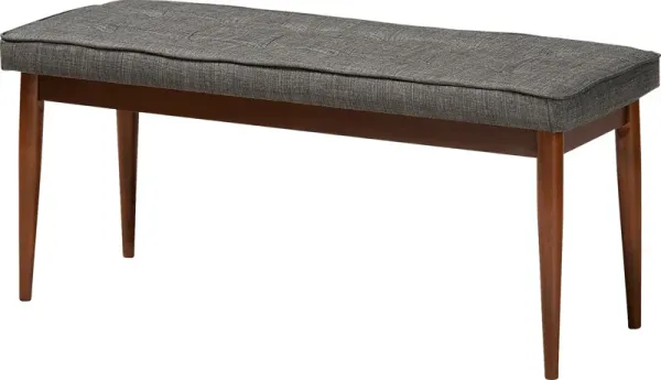 Aurabank Dark Gray Dining Bench