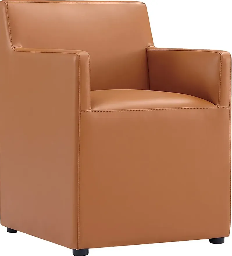 Jonagold II Brown Arm Chair