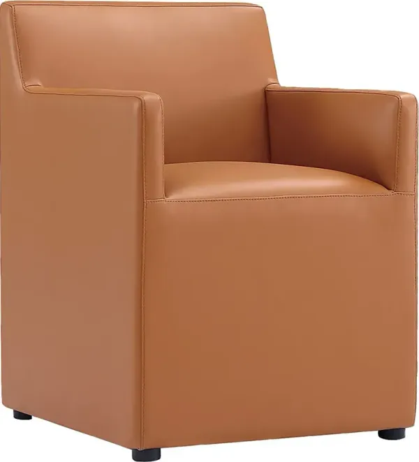 Jonagold II Brown Arm Chair