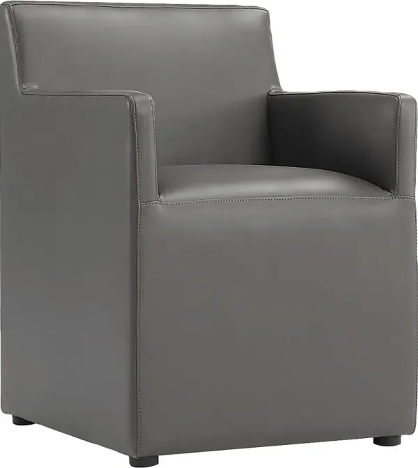 Jonagold II Pewter Arm Chair