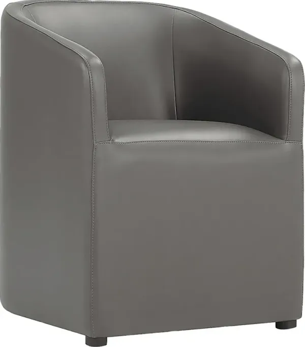 Jonagold III Pewter Arm Chair