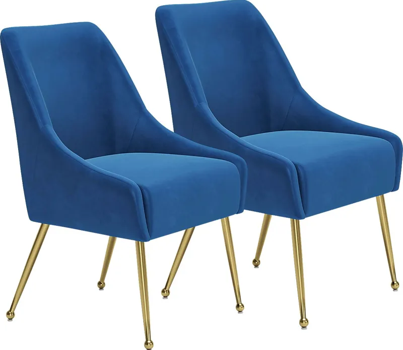 Arroya Blue Side Chair, Set of 2