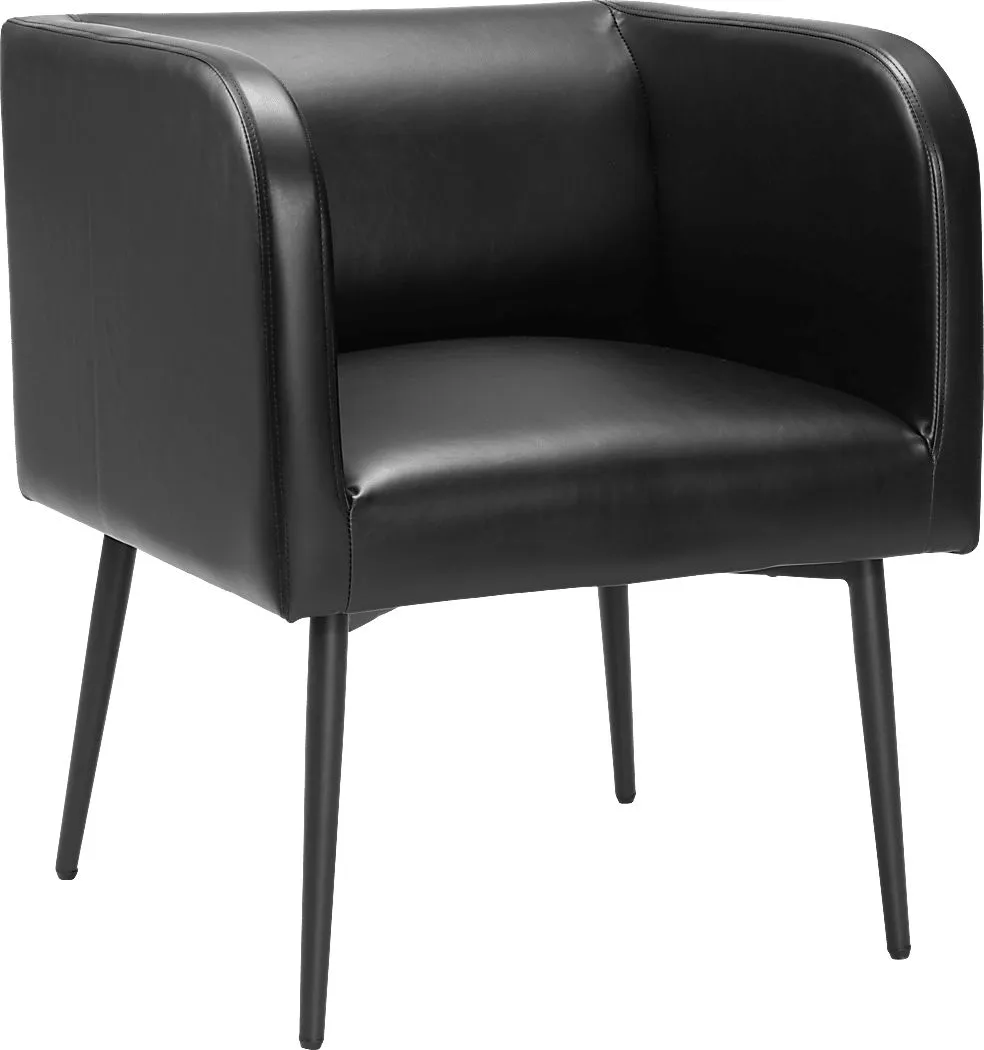 Llano Black Side Chair