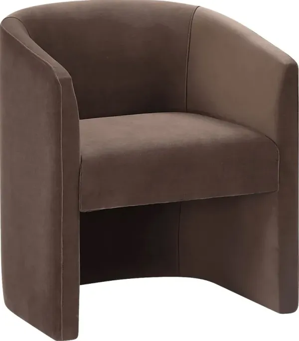 Mininia Brown Accent Chair