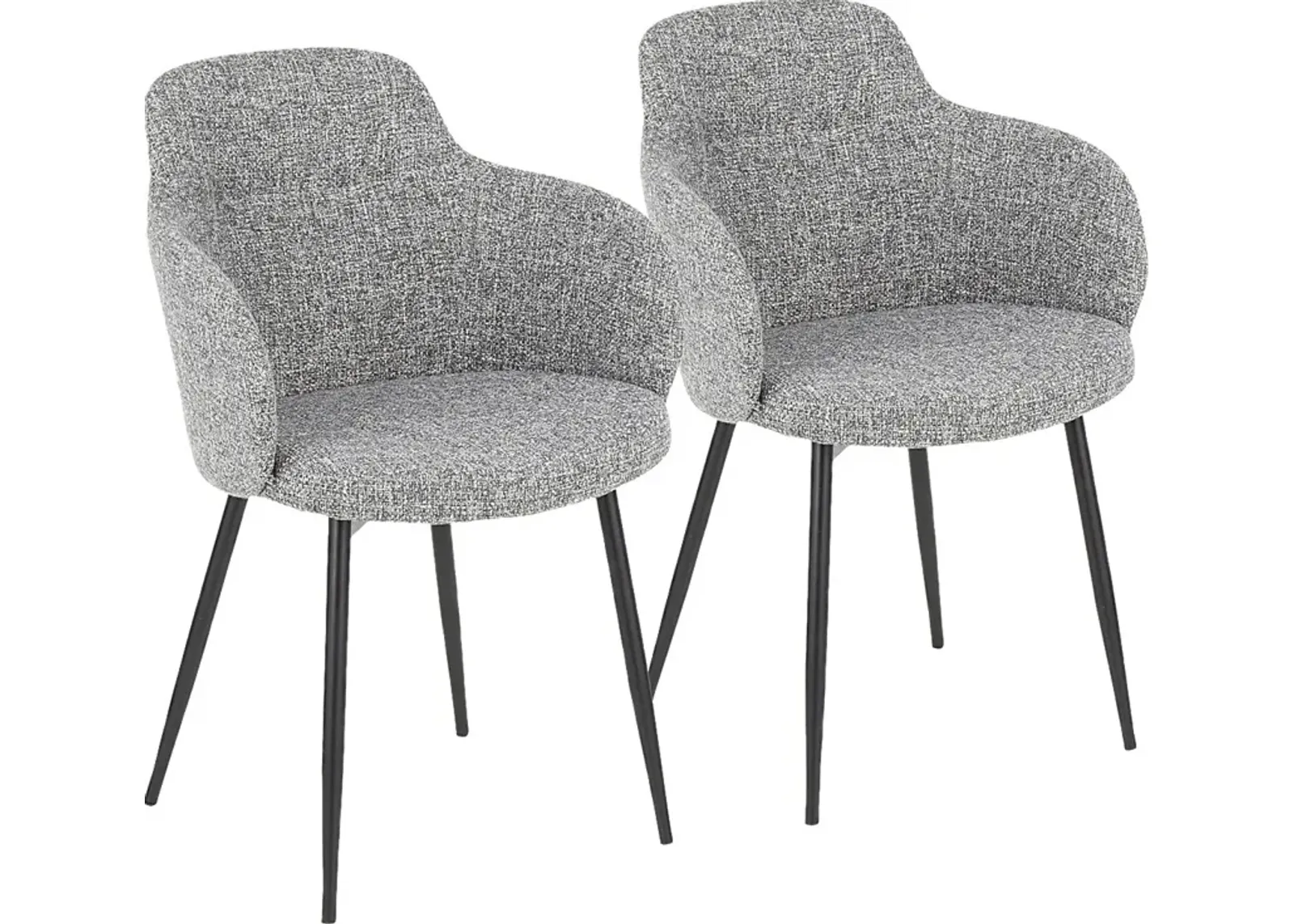 Wynburn Gray Side Chair, Set of 2