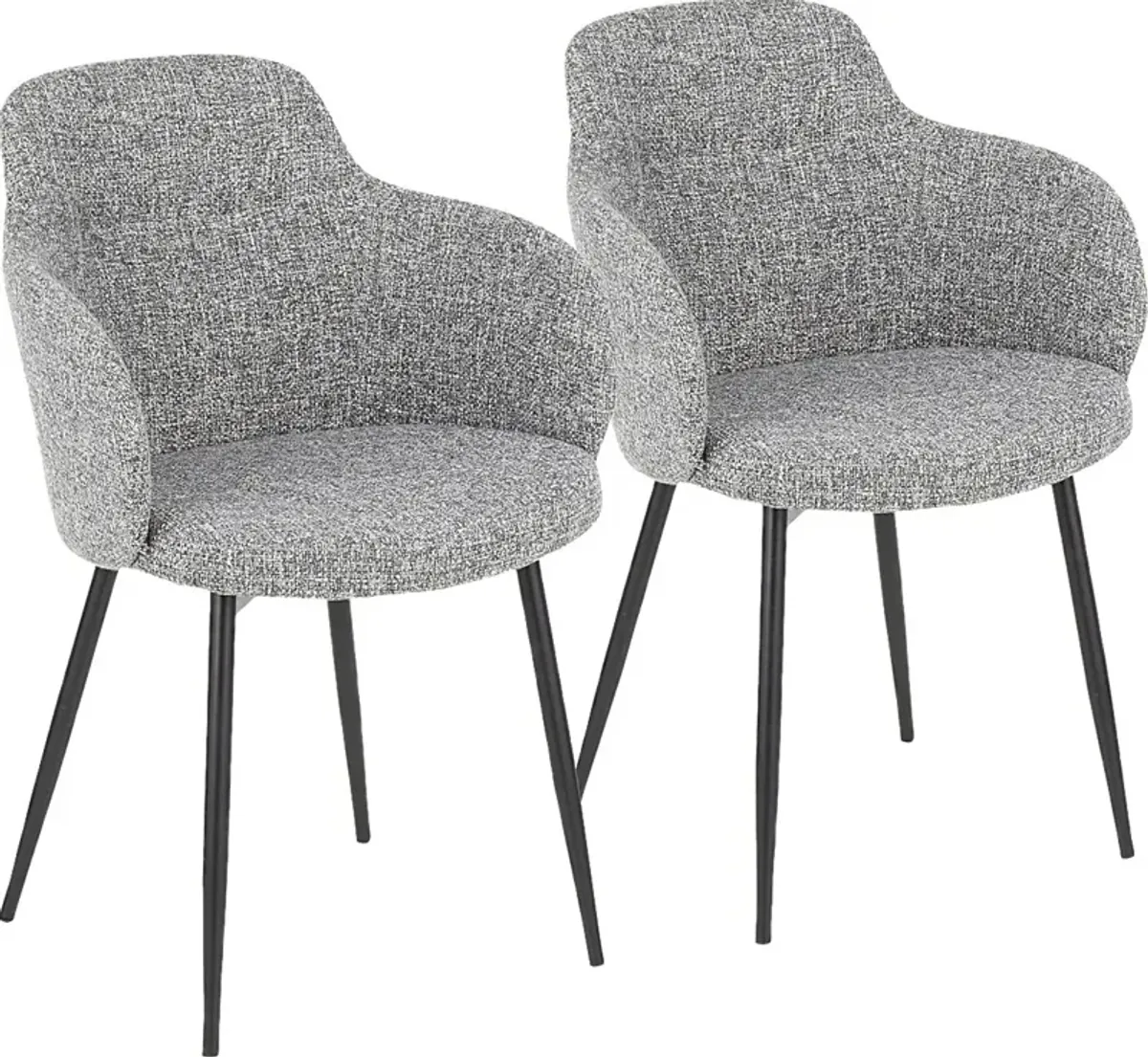 Wynburn Gray Side Chair, Set of 2