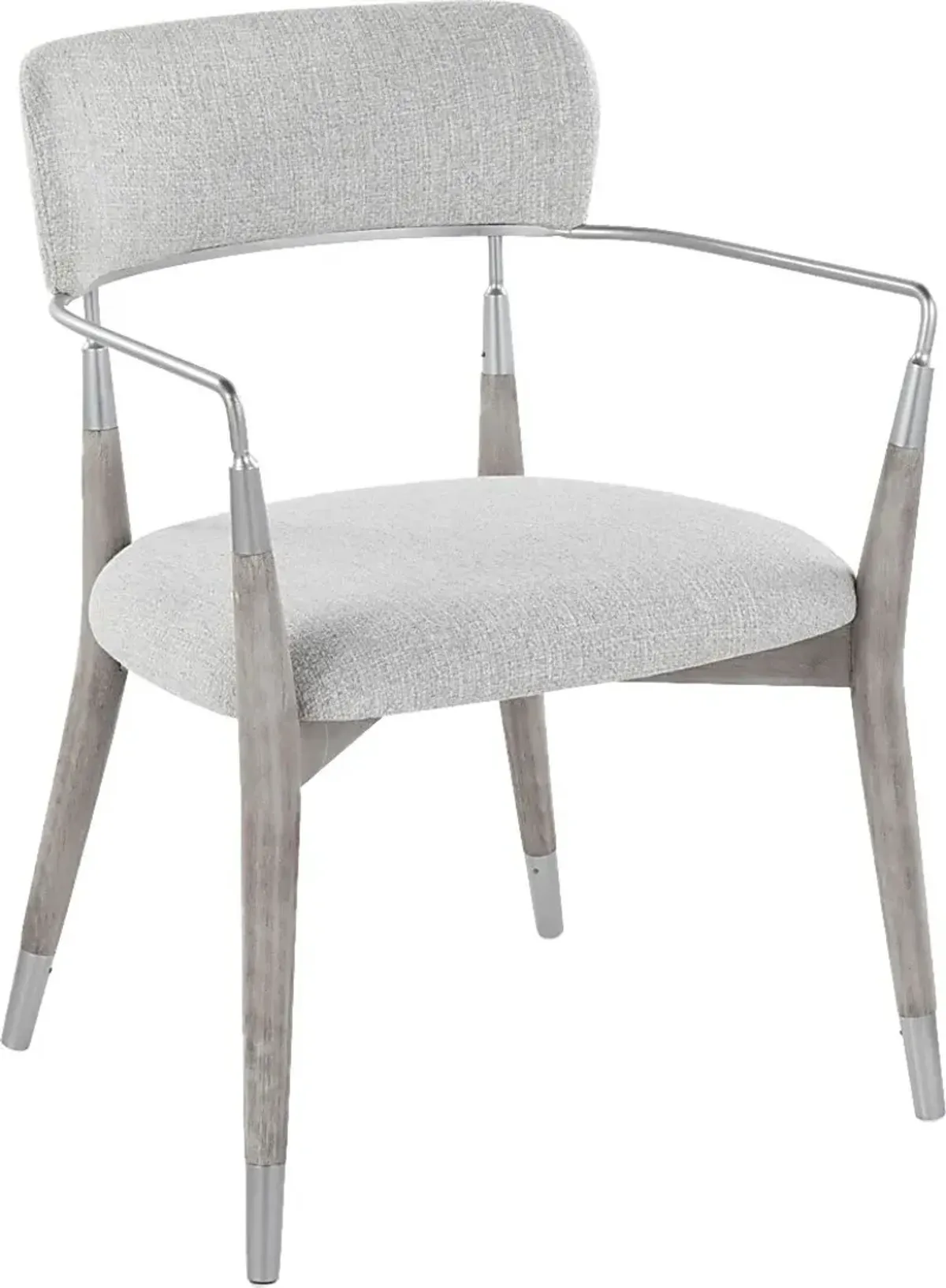 Mackling Gray Arm Chair, Set of 2