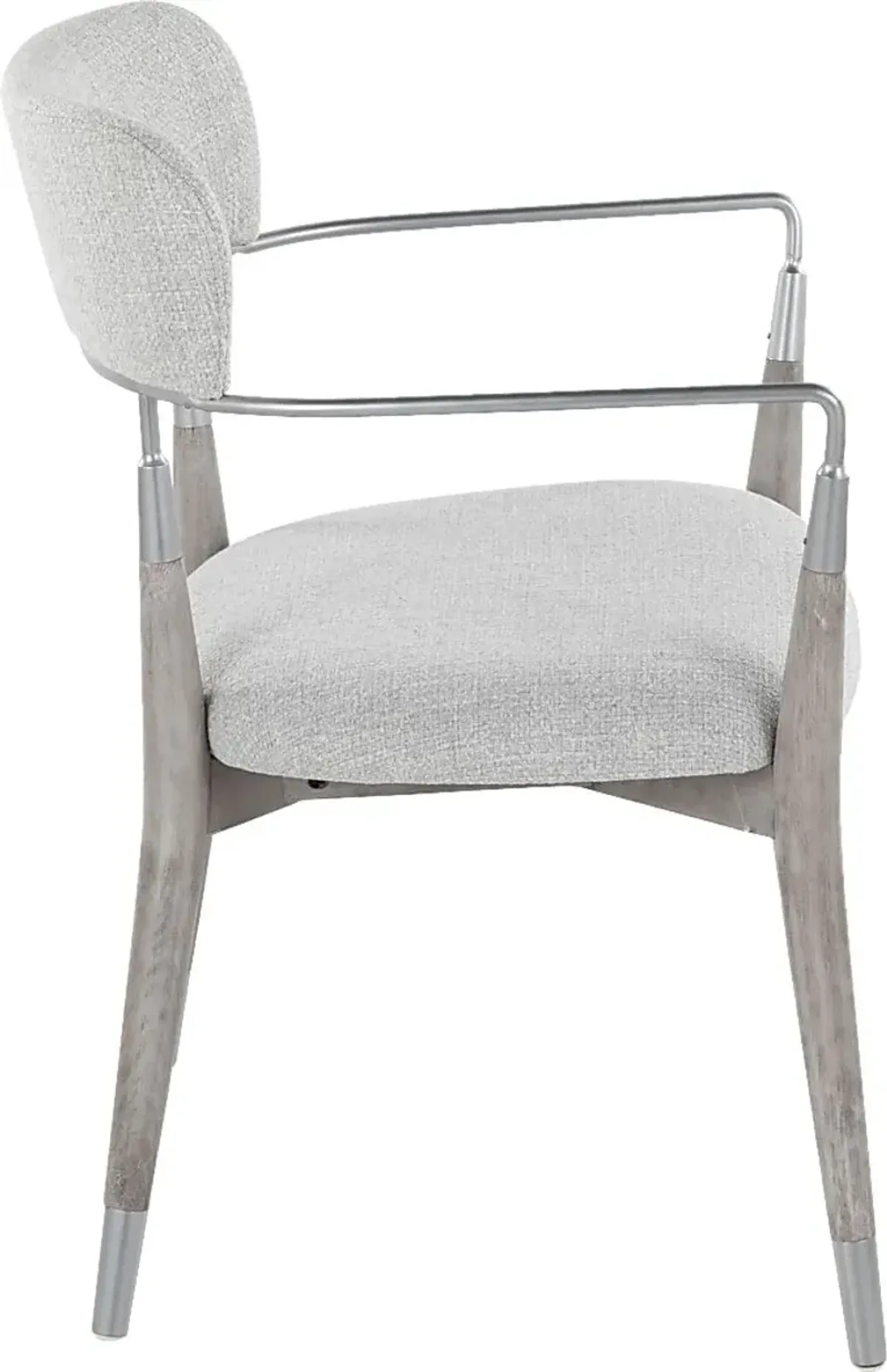 Mackling Gray Arm Chair, Set of 2