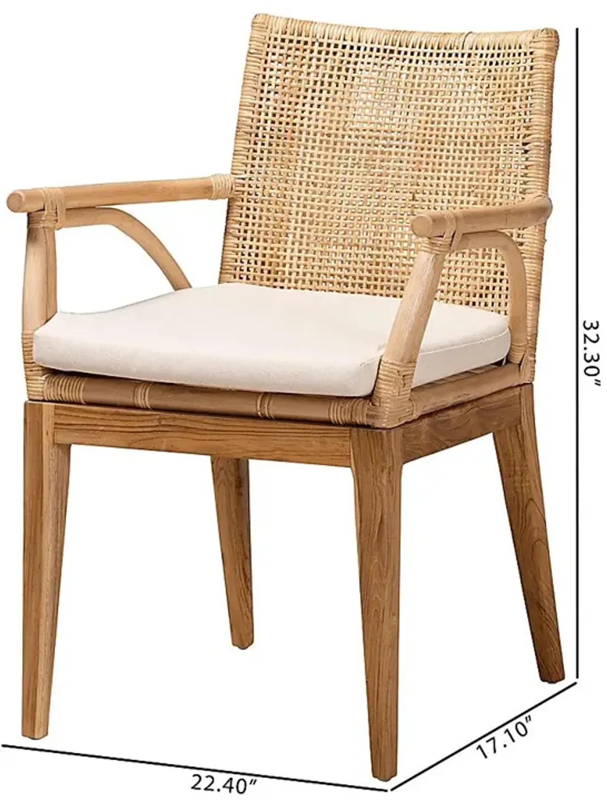 Woolfenden Natural Arm Chair