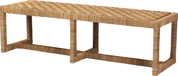 Balsamy Brown Accent Bench