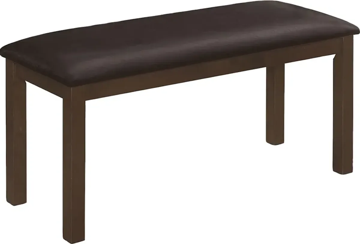 Shuptrine Brown Dining Bench