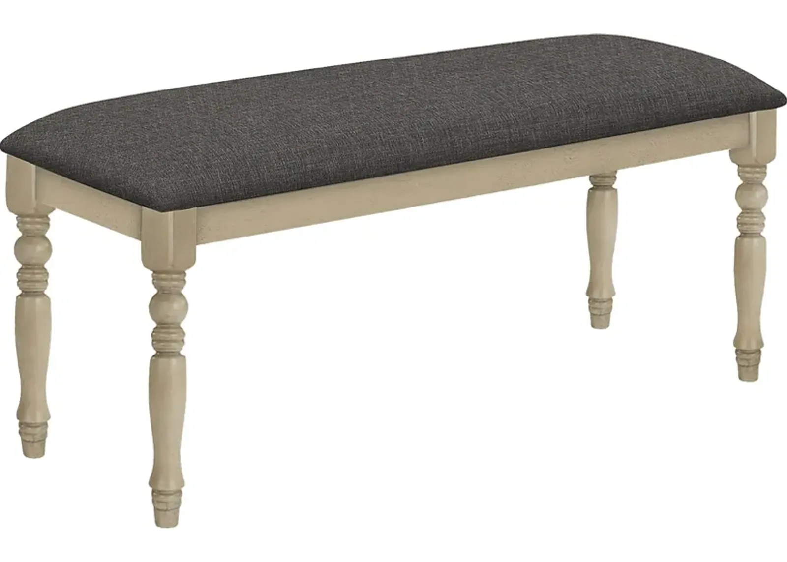 Ramstone Gray Dining Bench