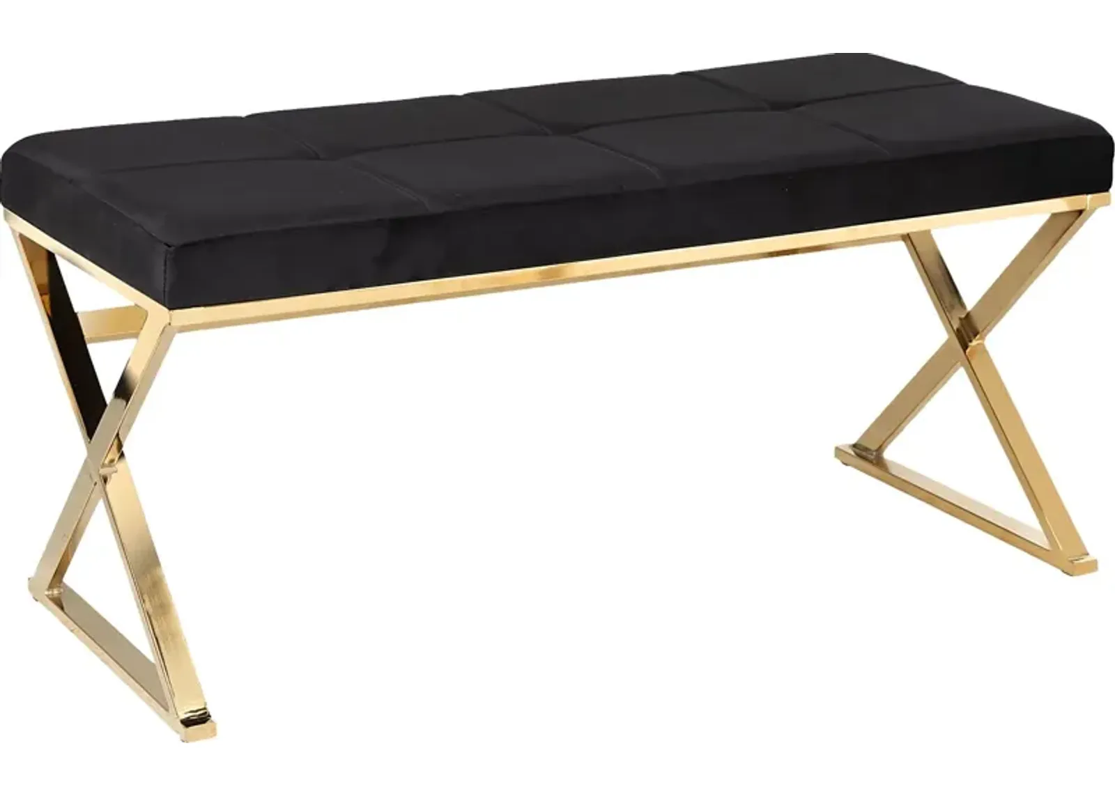 Wyncote Black Accent Bench