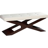 Whittlesea Off White Accent Bench
