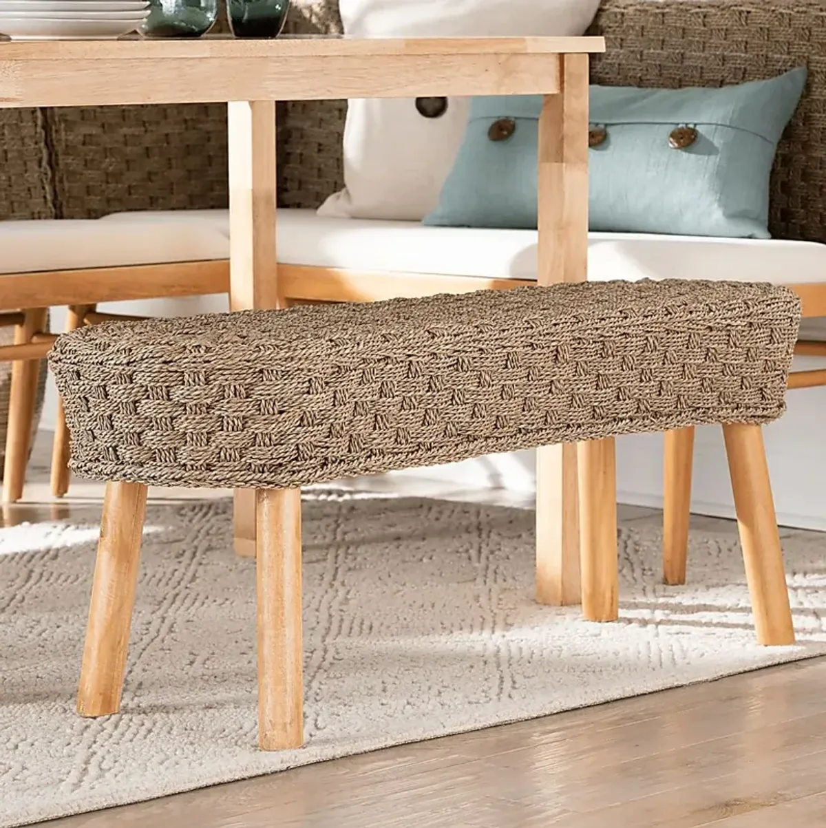 Brownrigg Brown Dining Bench