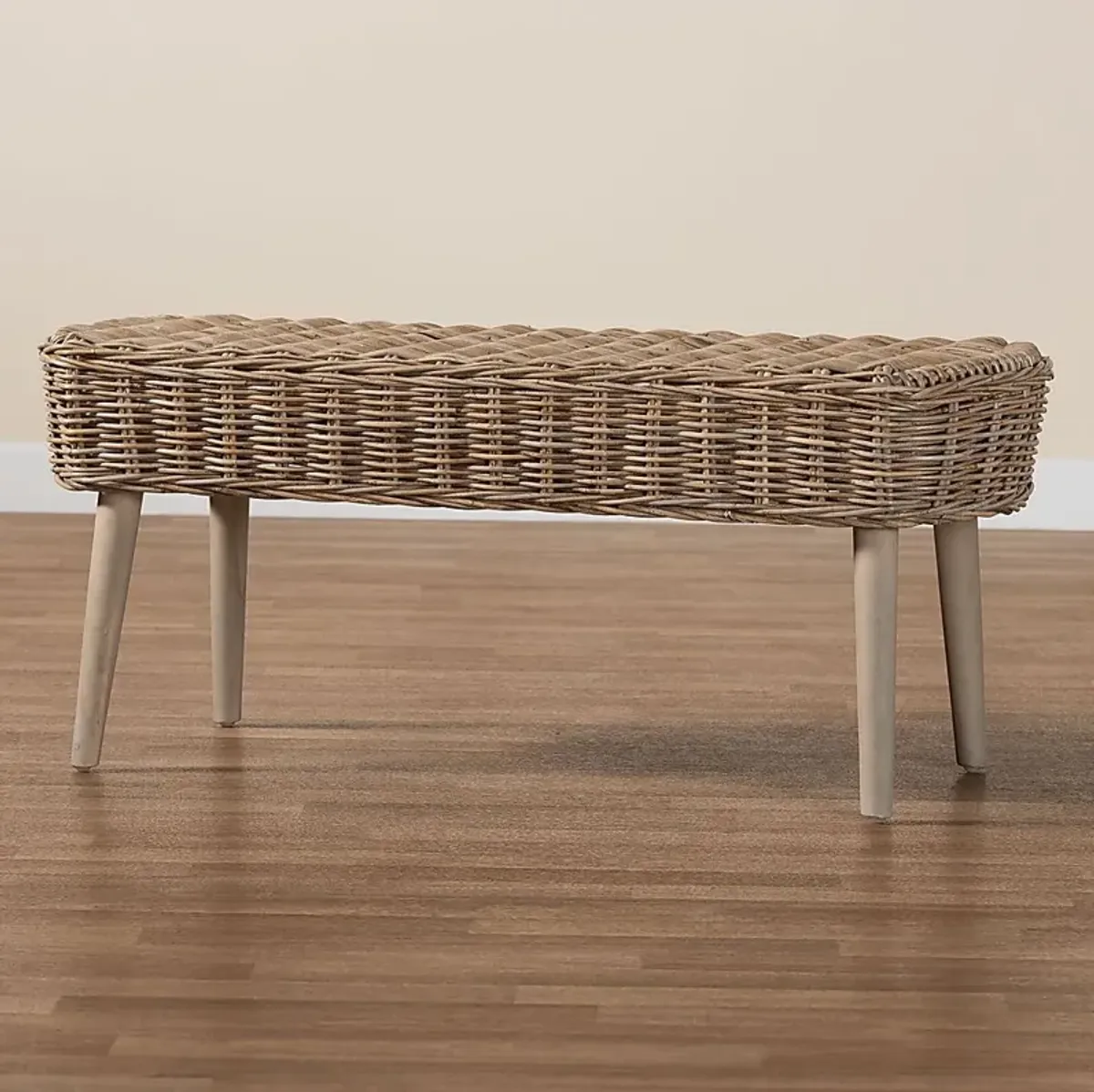 Davelin Gray Dining Bench