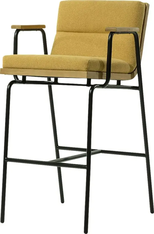 Heike Mustard Barstool