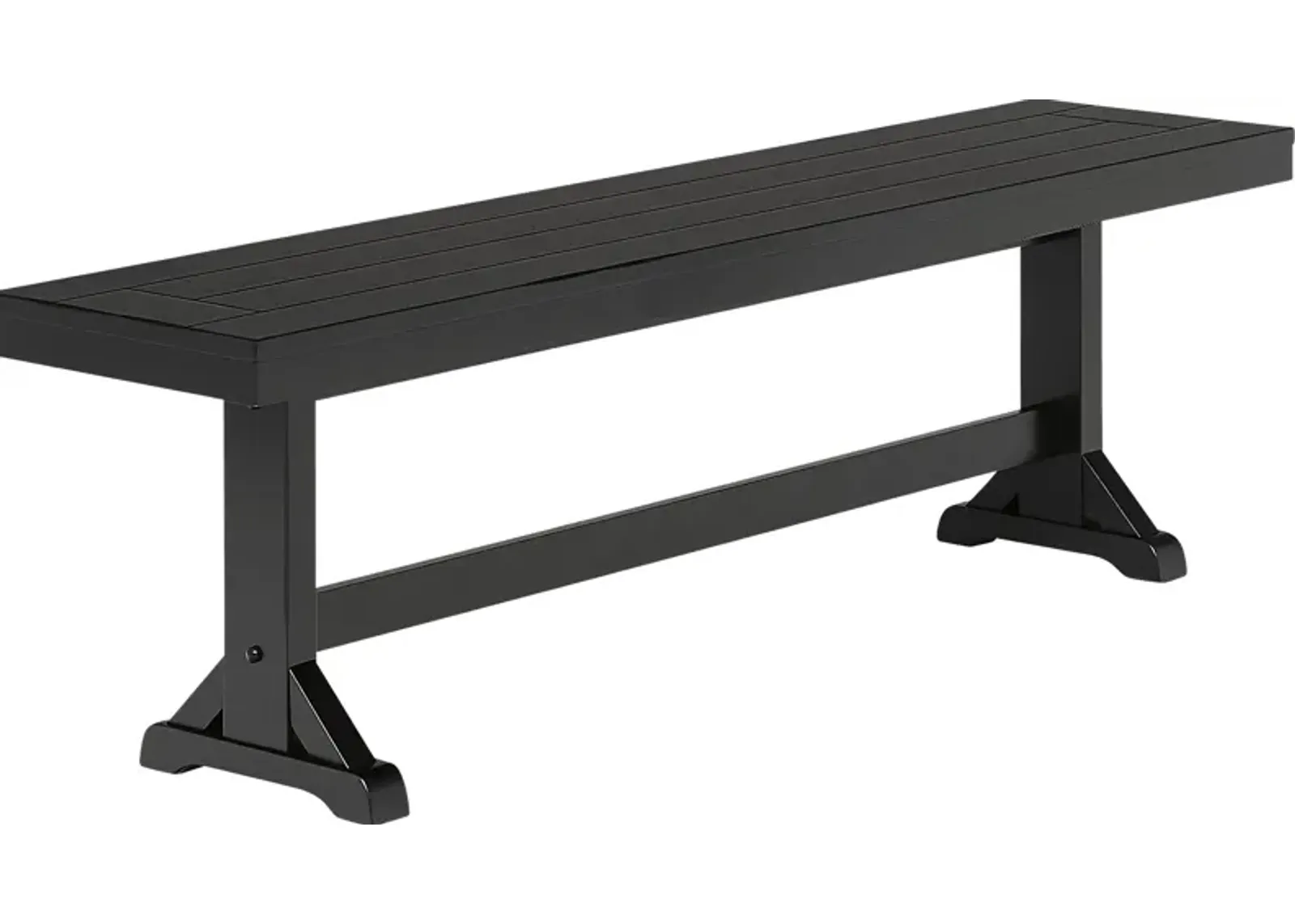 Mockorange Black Dining Bench