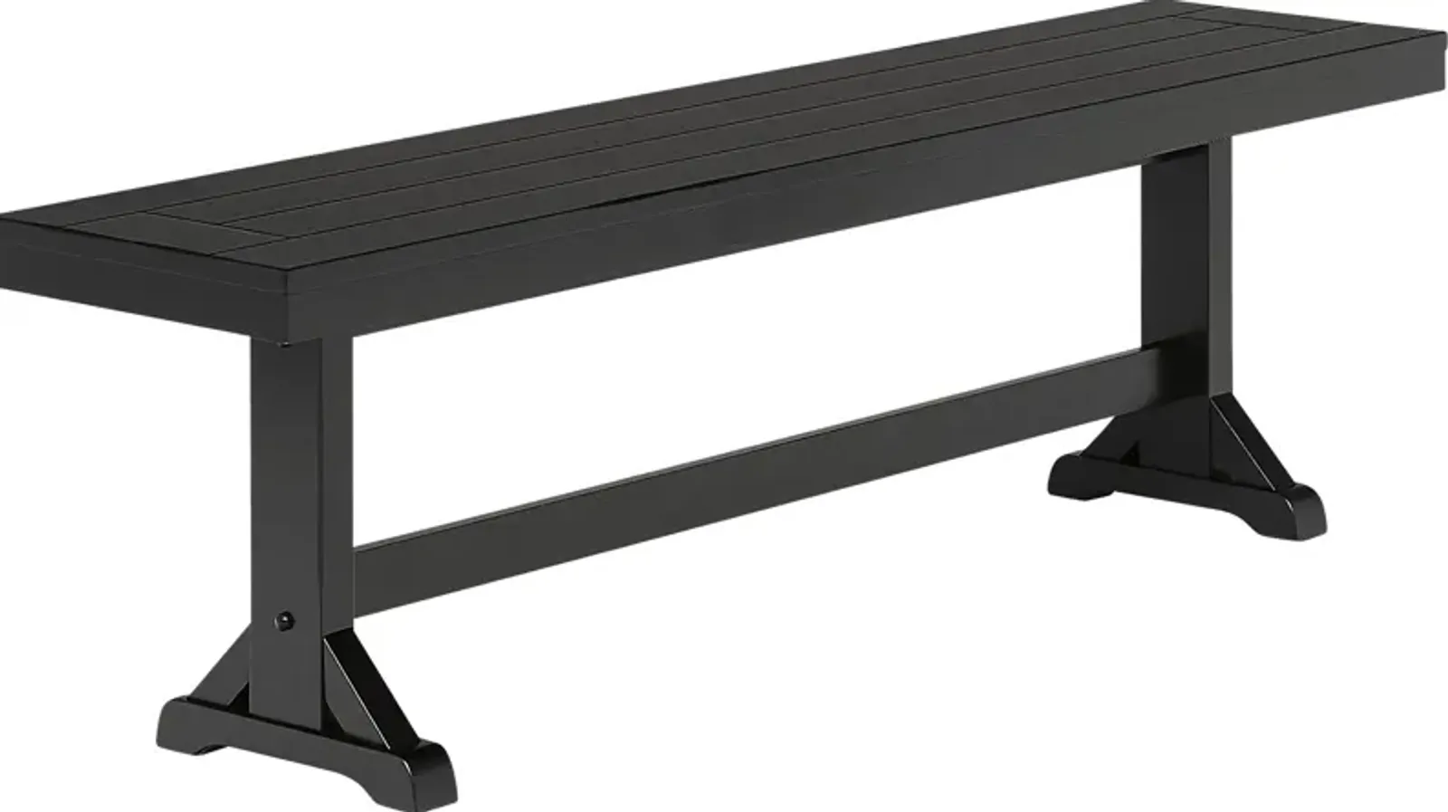 Mockorange Black Dining Bench