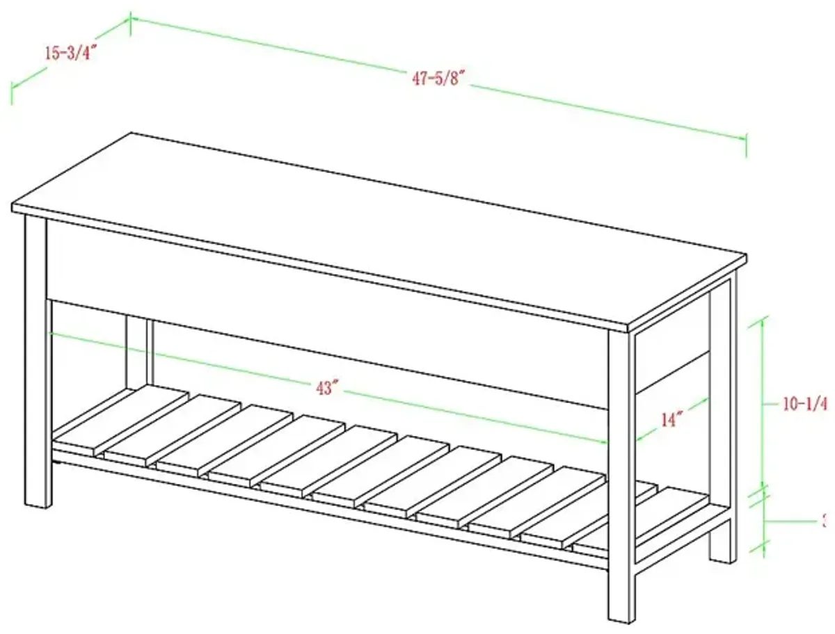 Marnock Walnut Bench