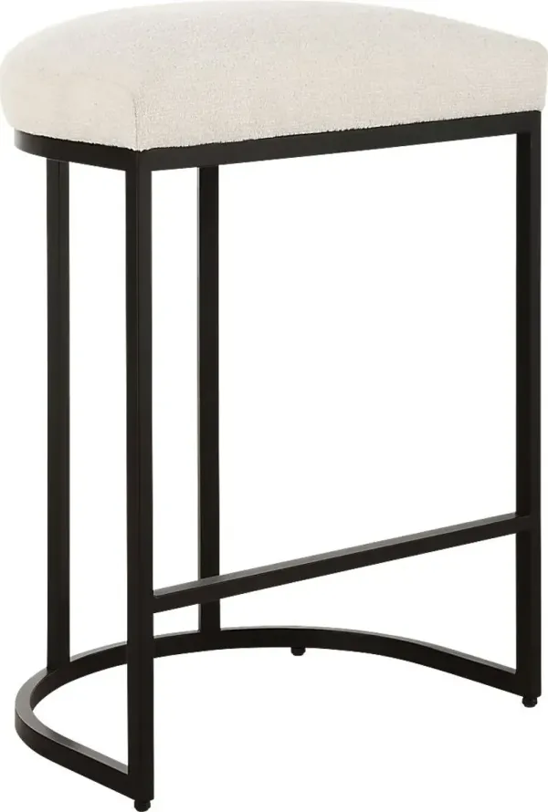 Jimin White Counter Stool