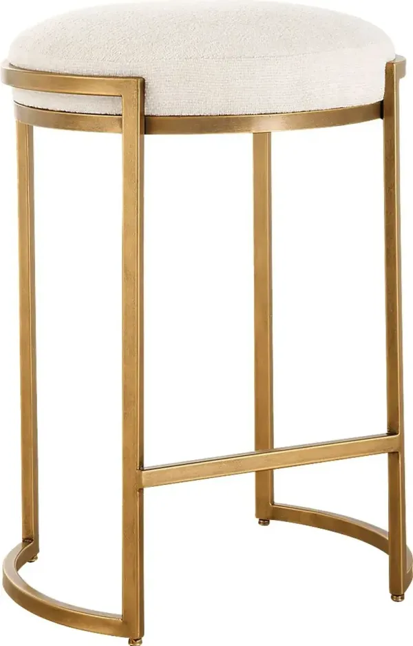 Eunji Gold Counter Stool