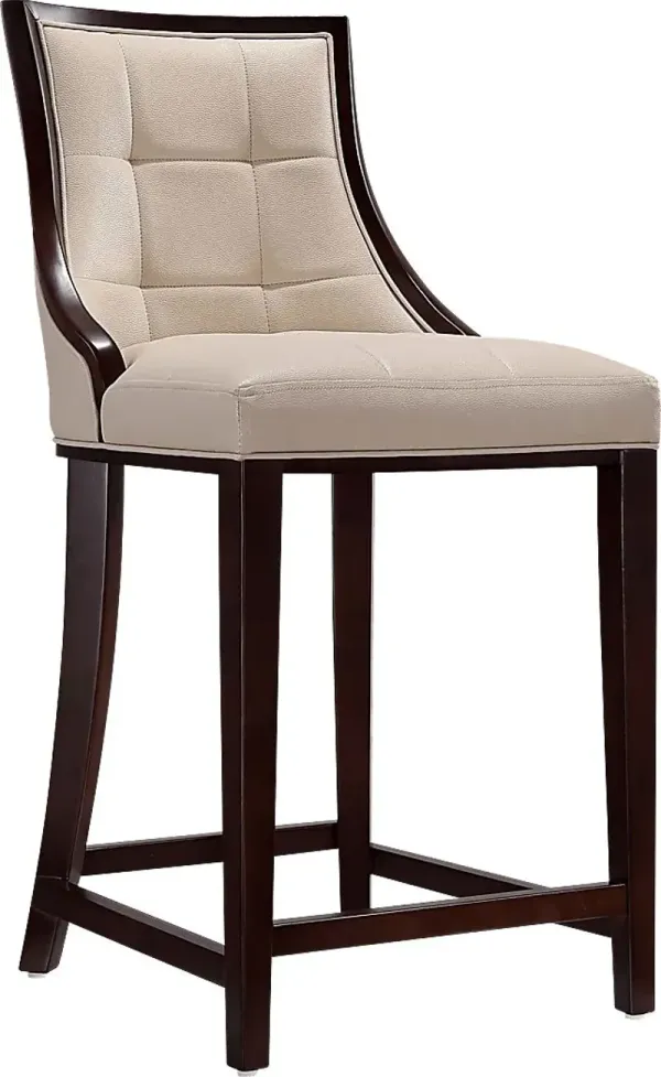 Cahabay Cream Counter Height Stool