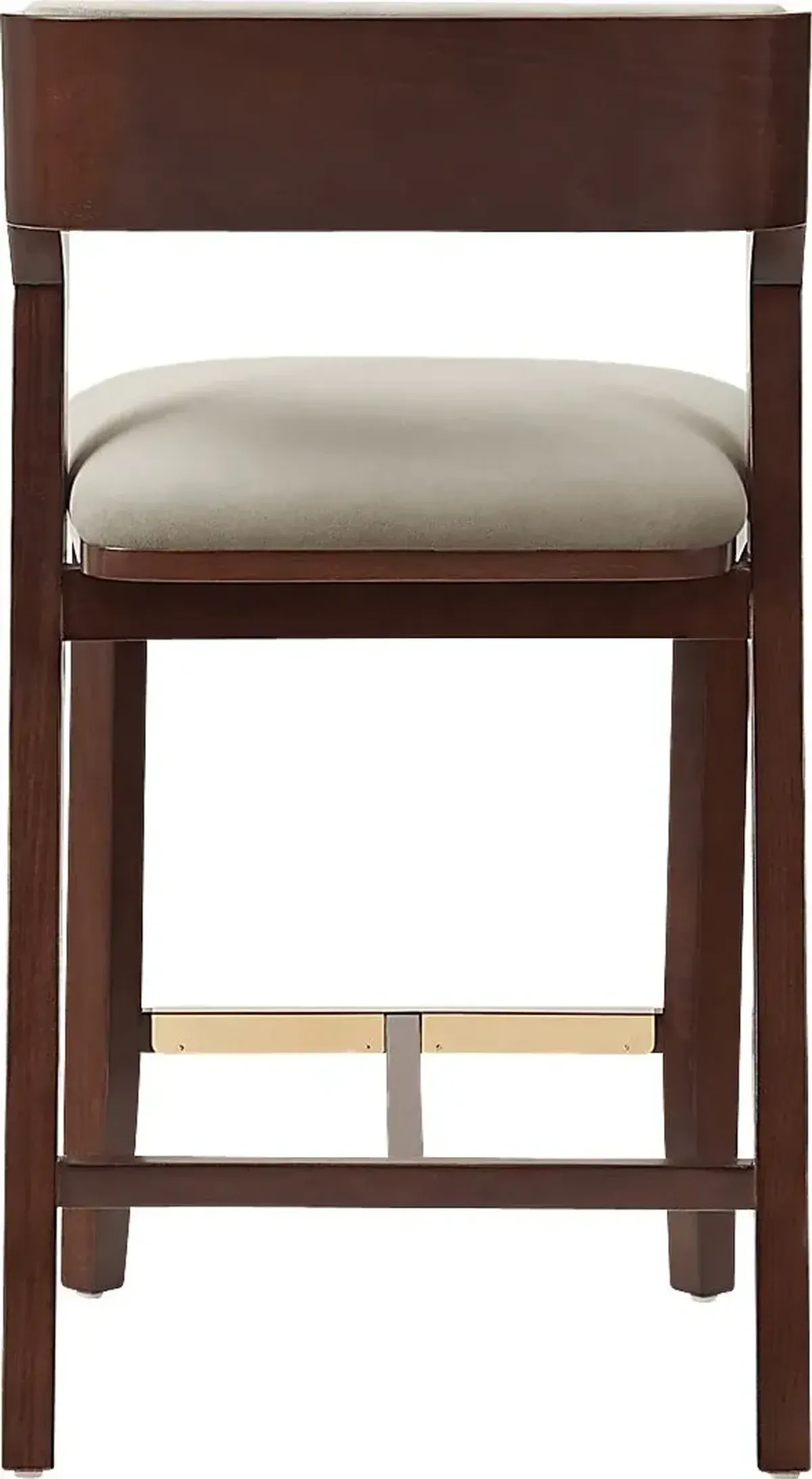 Marspoly Beige Counter Height Stool
