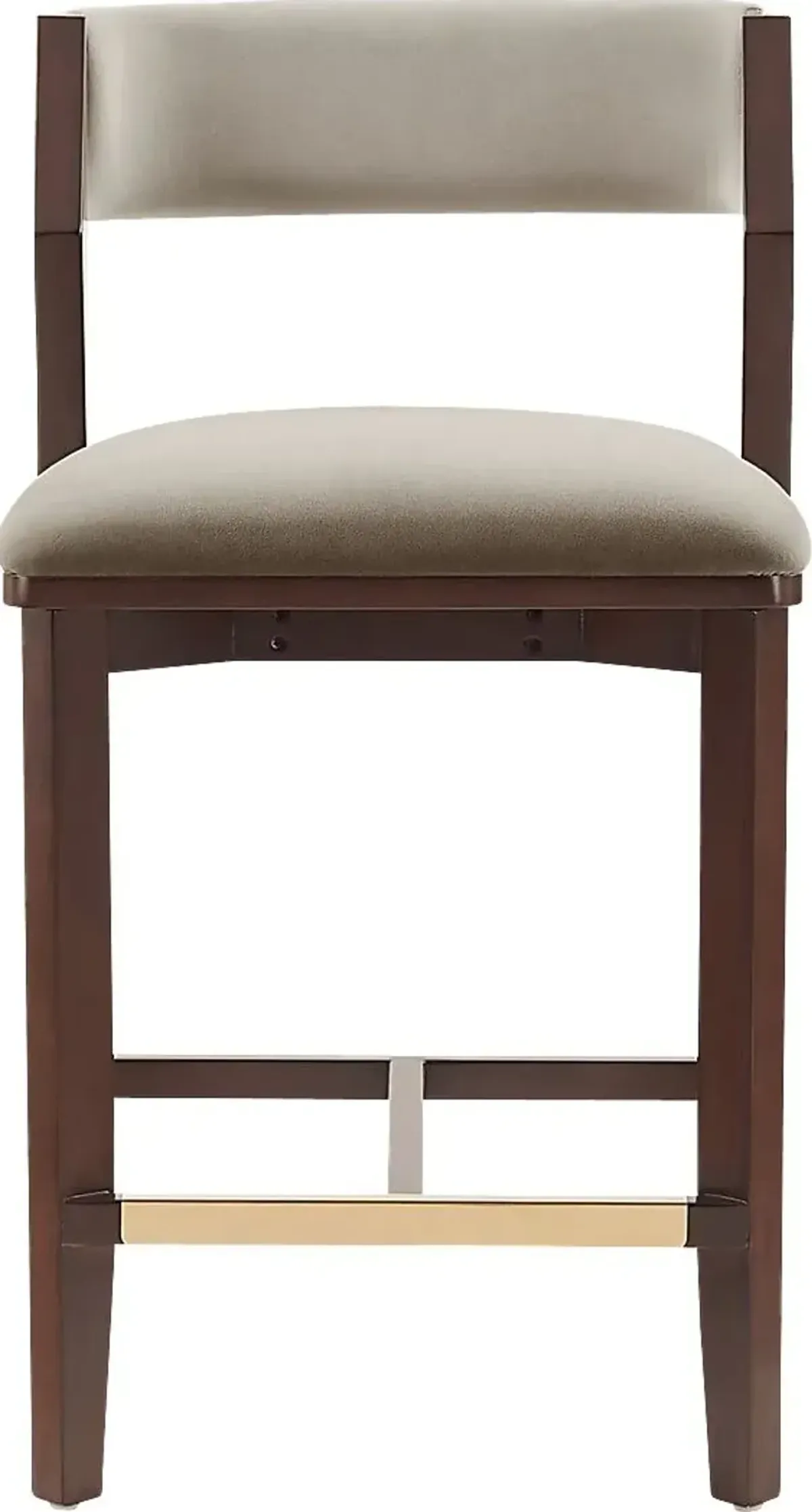 Marspoly Beige Counter Height Stool