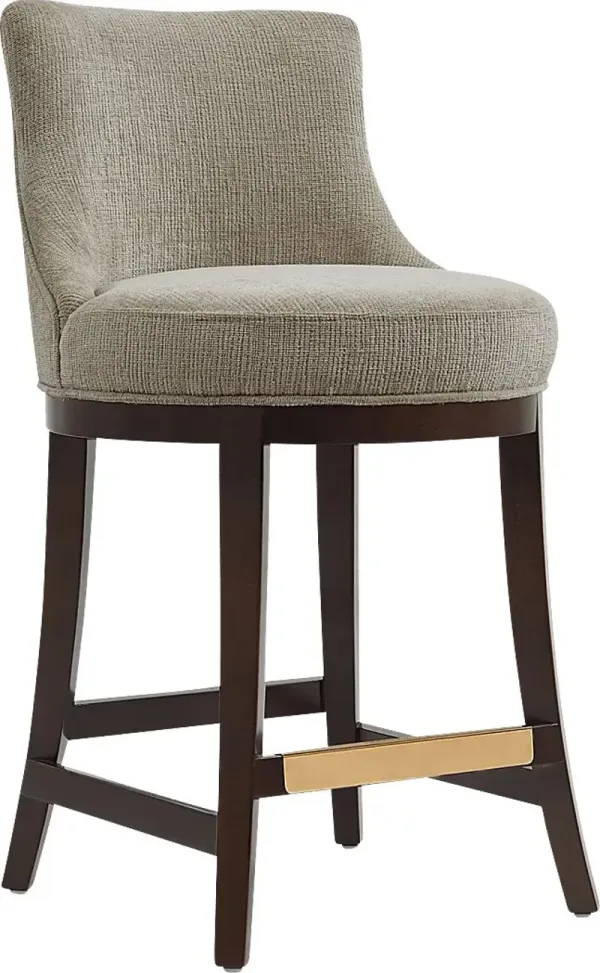 Angelphone Taupe Counter Height Stool