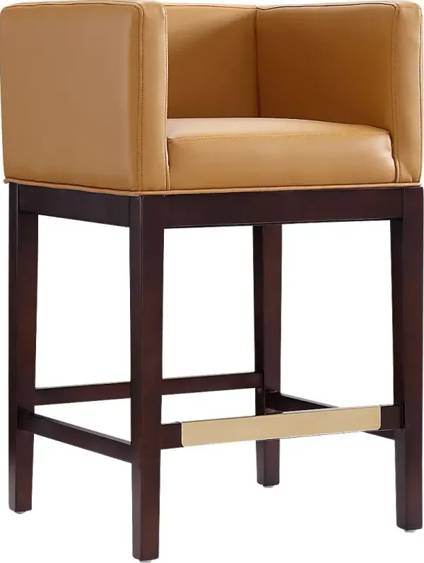 Atterbrock Camel Counter Height Stool