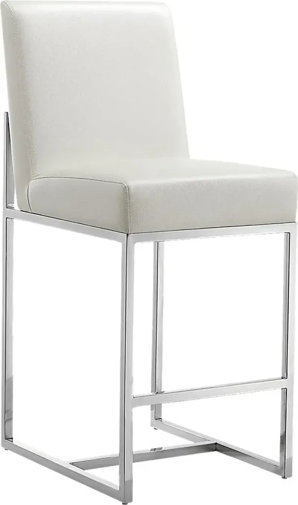 Congreve White Counter Height Stool