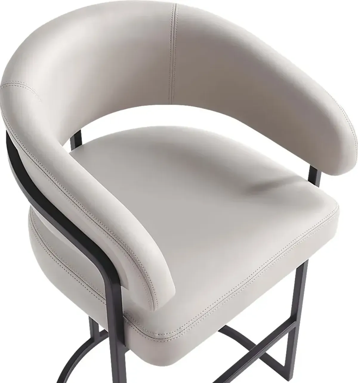 Absalom Light Gray Counter Height Stool