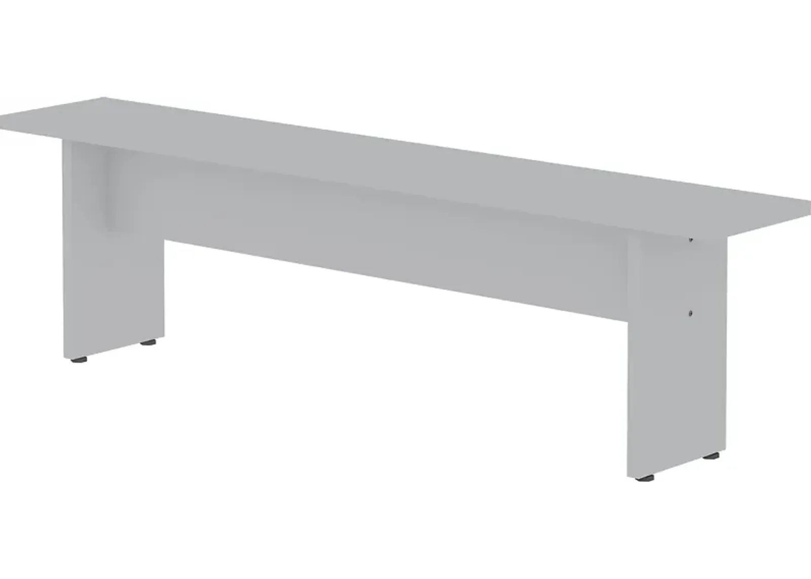 Mokema White Dining Bench