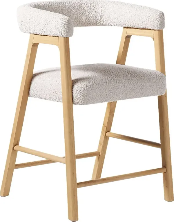 Villandrie II Ivory Counter Height Stool