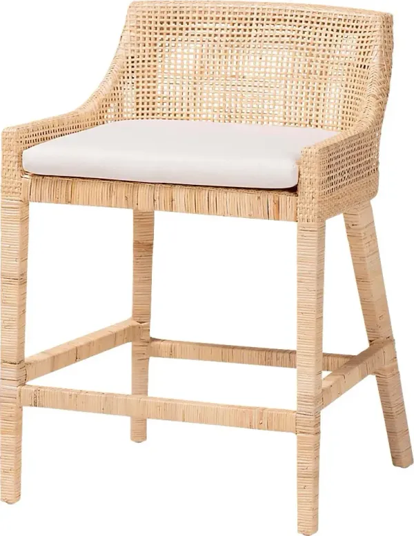 Lemonbeat Natural Counter Height Stool