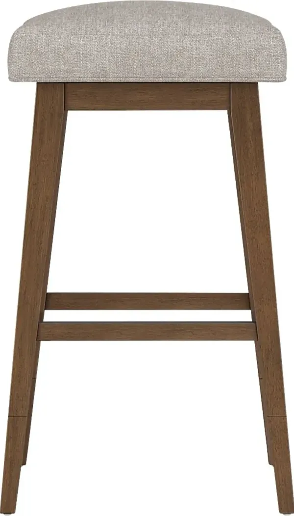 Atalifo Beige Counter Height Adjustable Stool