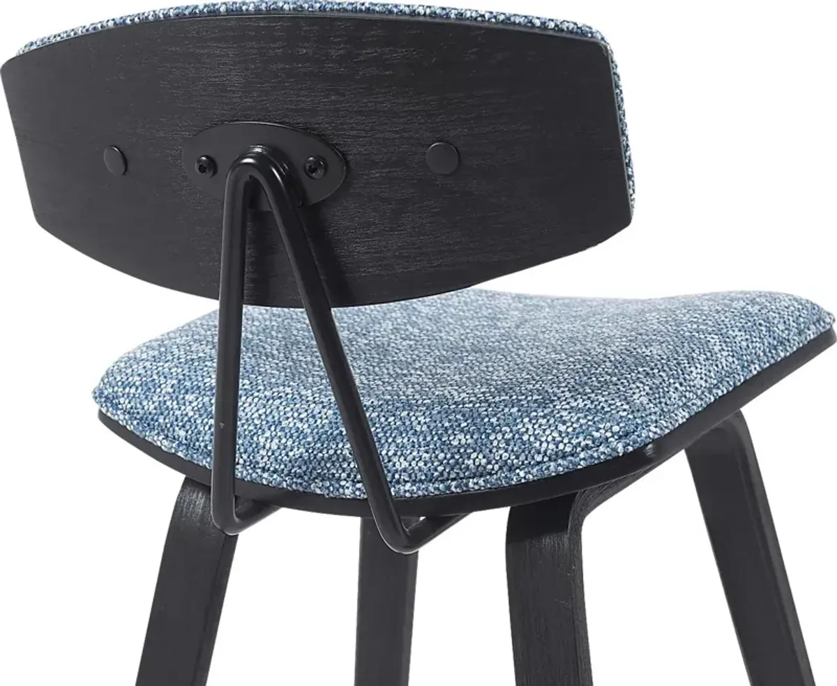 Angelstones II Blue Counter Height Stool
