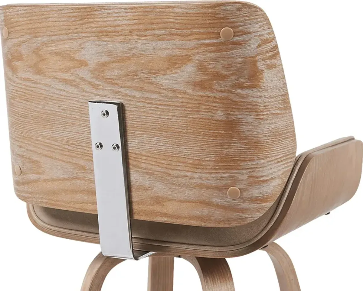Cavologies Light Brown Counter Height Stool
