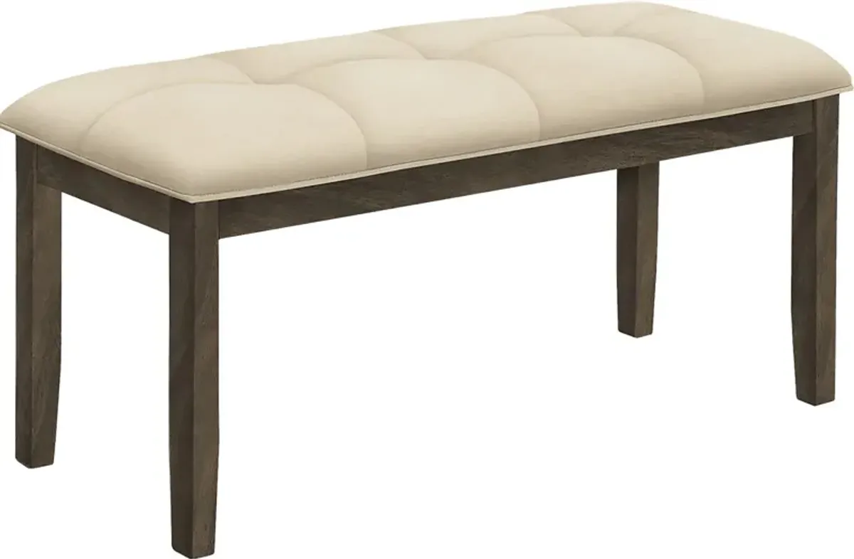 Pendorff Cream Dining Bench