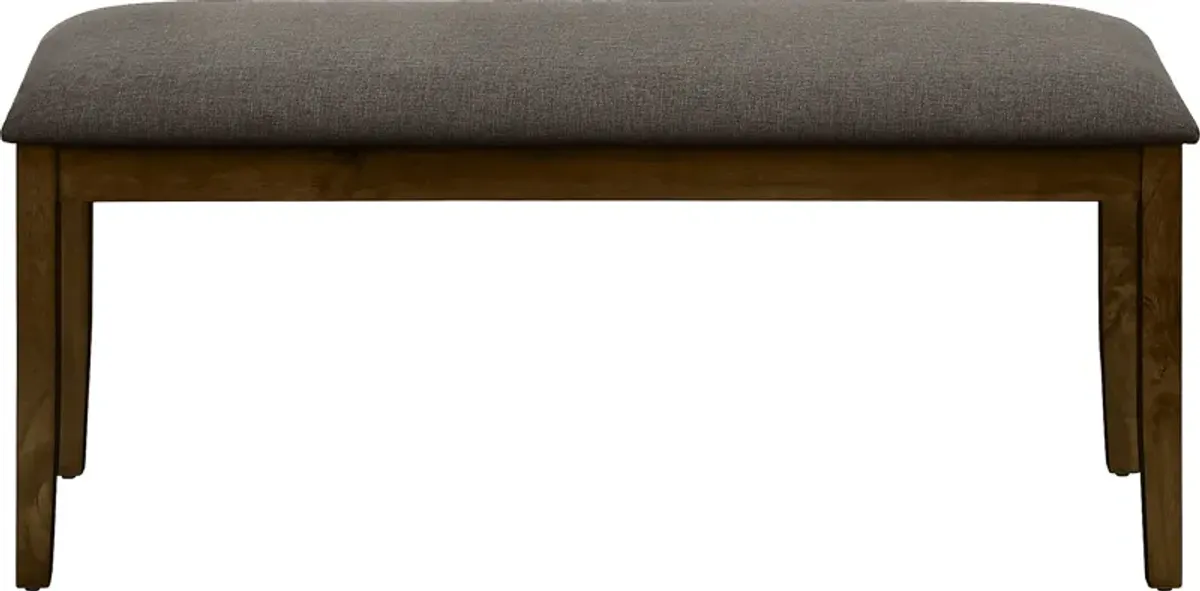 Loftin Walnut Dining Bench