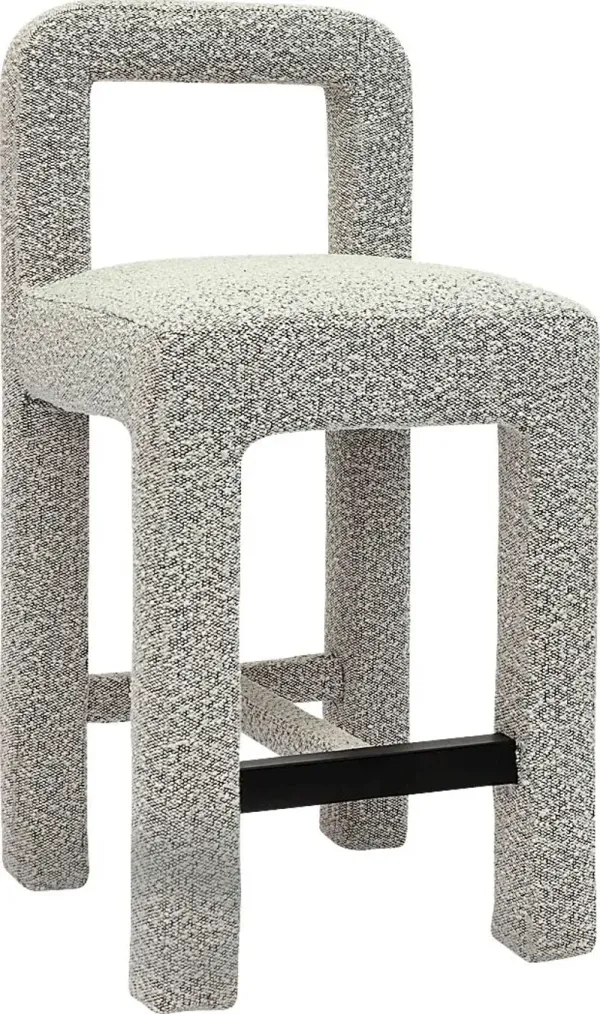 Beaudelaire Gray Counter Height Stool