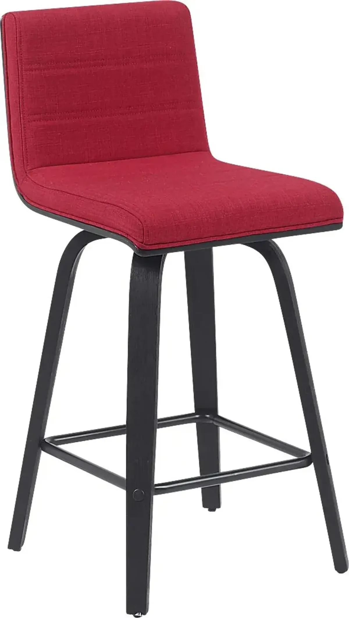Sunways II Red Counter Height Stool