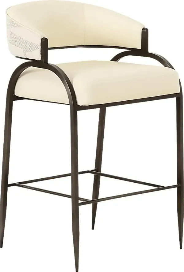 Marscoms II Cream Counter Height Stool