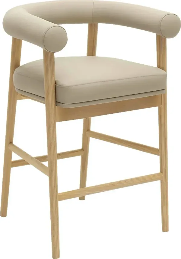 Calewood II Taupe Counter Height Stool