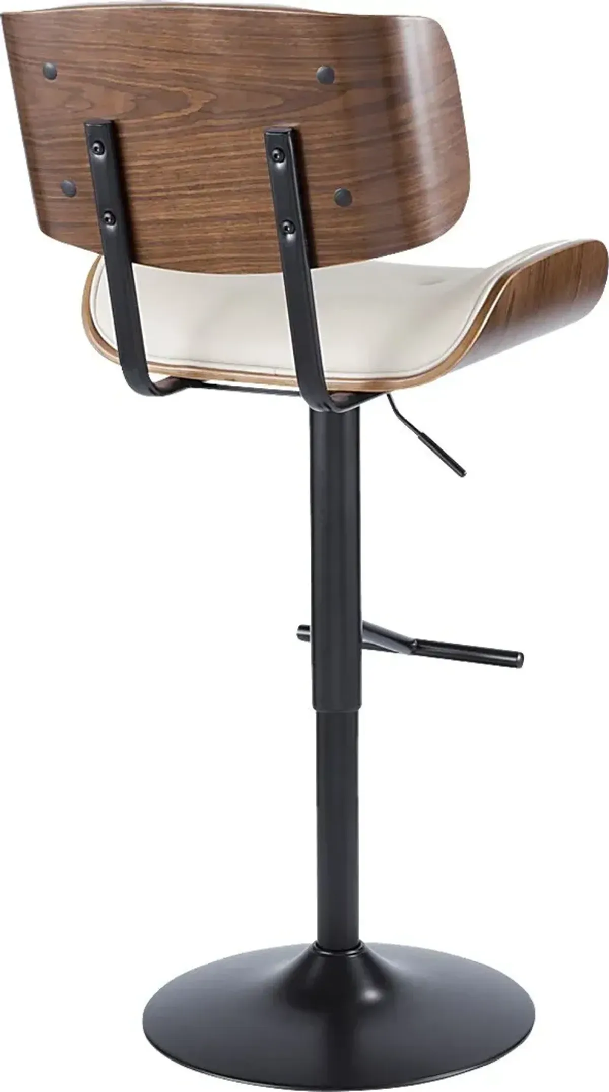 Tesshire Cream Adjustable Swivel Barstool, Set of 3