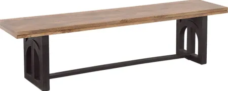 Triboro Natural Dining Bench